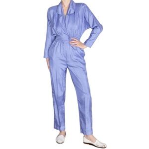 JOAN WALTERS Vintage Purple Jumpsuit 70’s 80’s 90’s Party Halloween Costume‎